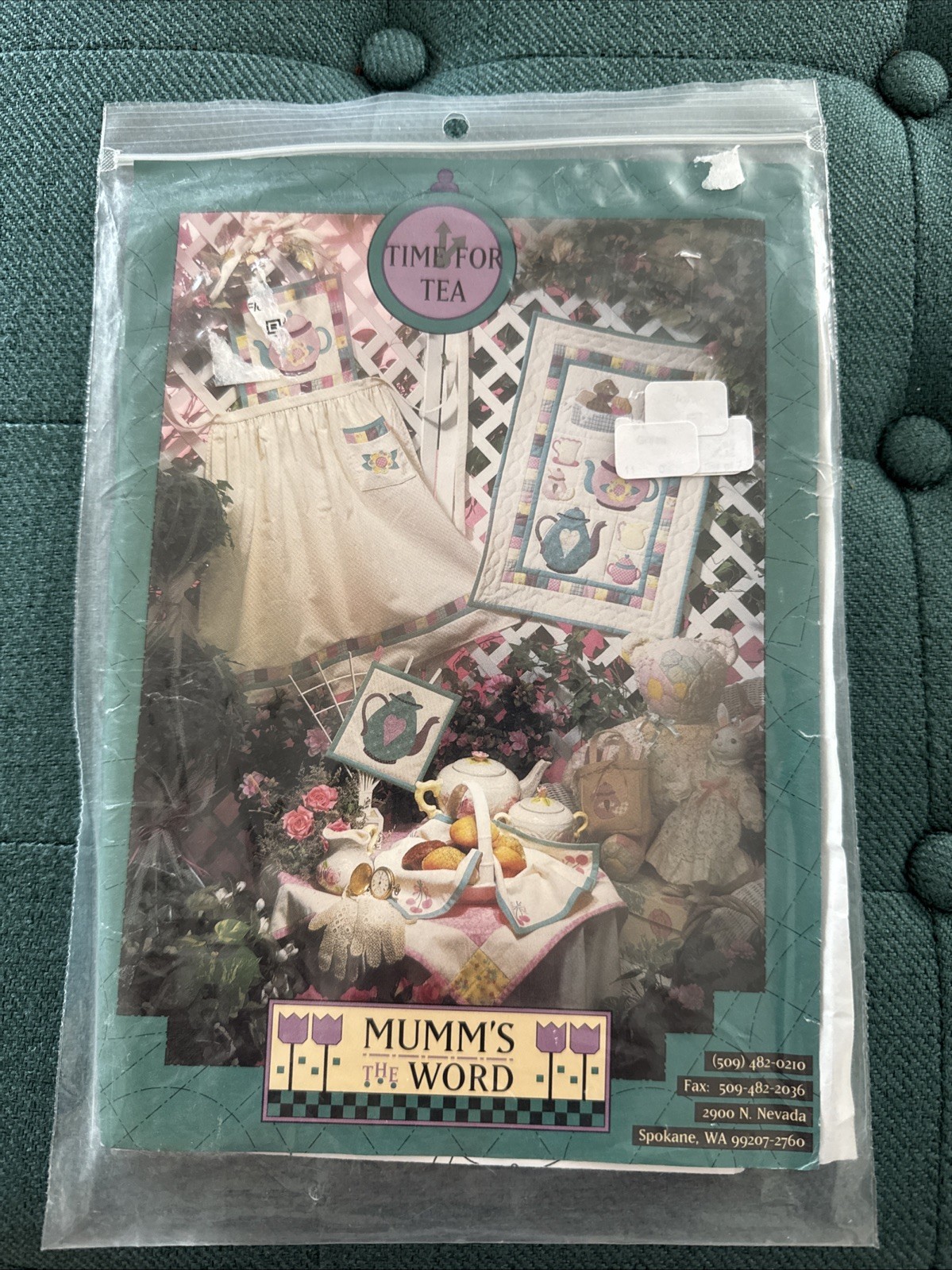 Two Mum’s the Word Patterns: “Time for Tea” and “Made in Heaven” Great Price!!