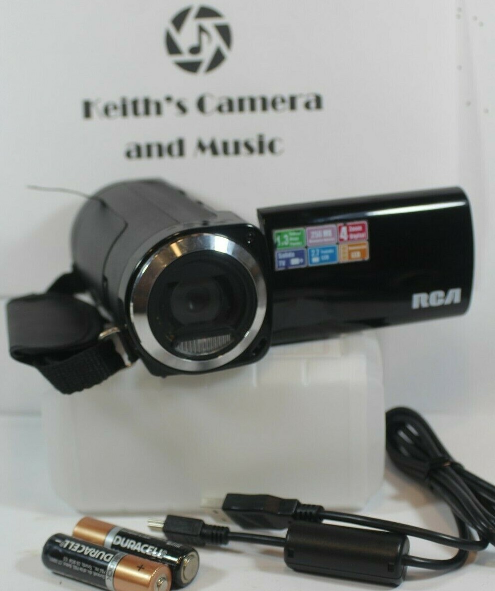 RCA Mini Digital Video Camera Spanish language model with batteries & usb cable