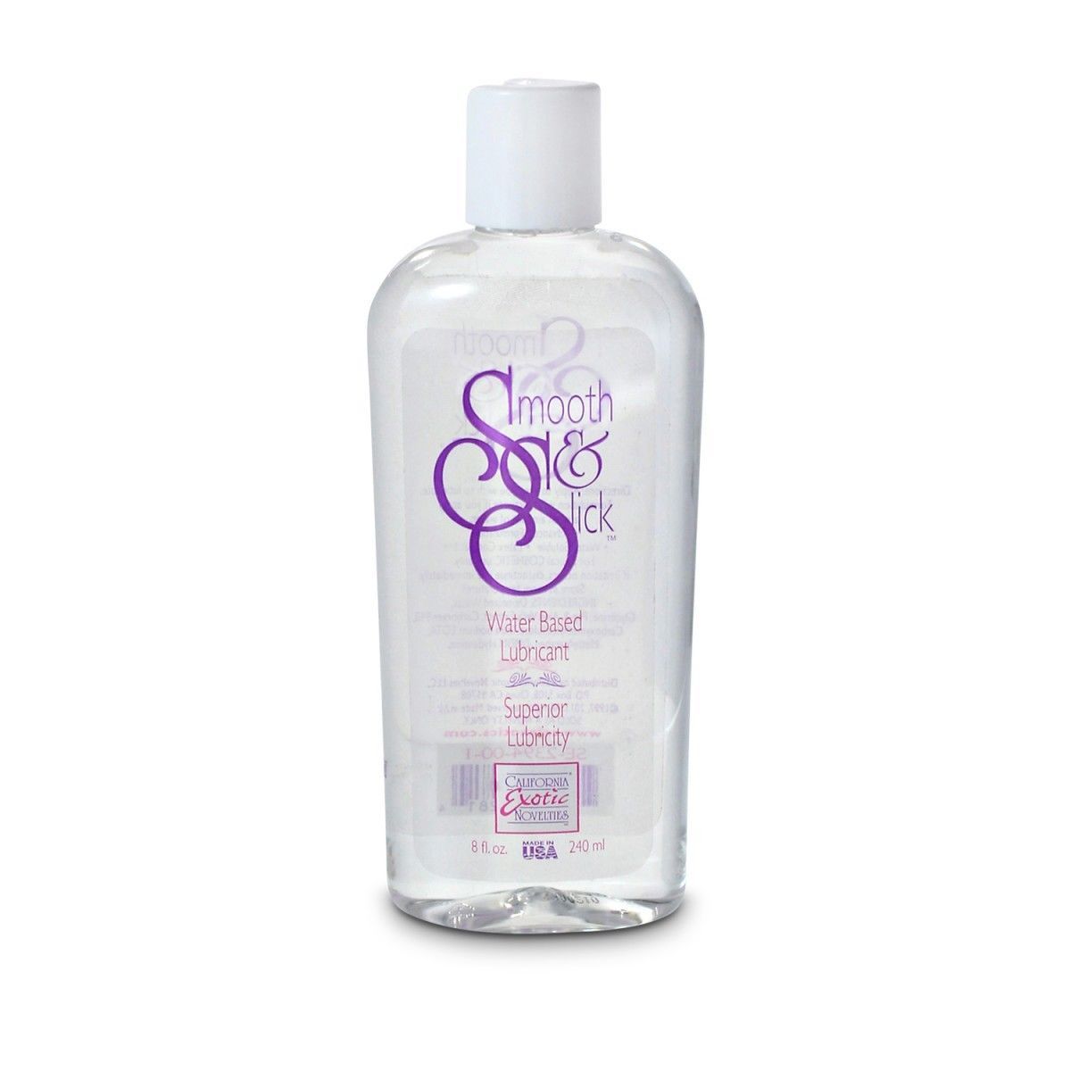 Smooth and Slick 8oz - Water-Based Personal Lubricant Lube