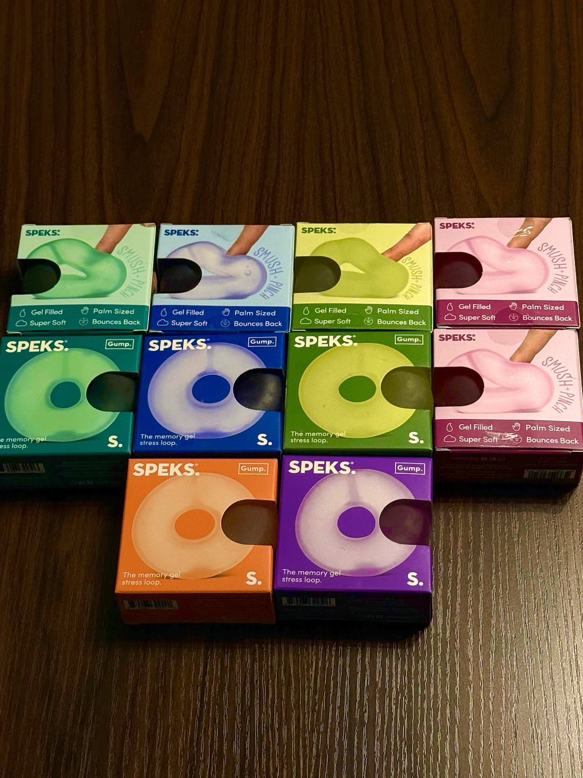 SPEKS Gump Loop - Pick Colors! Memory Gel Stress Ball Squishy Fidget Stress Toy