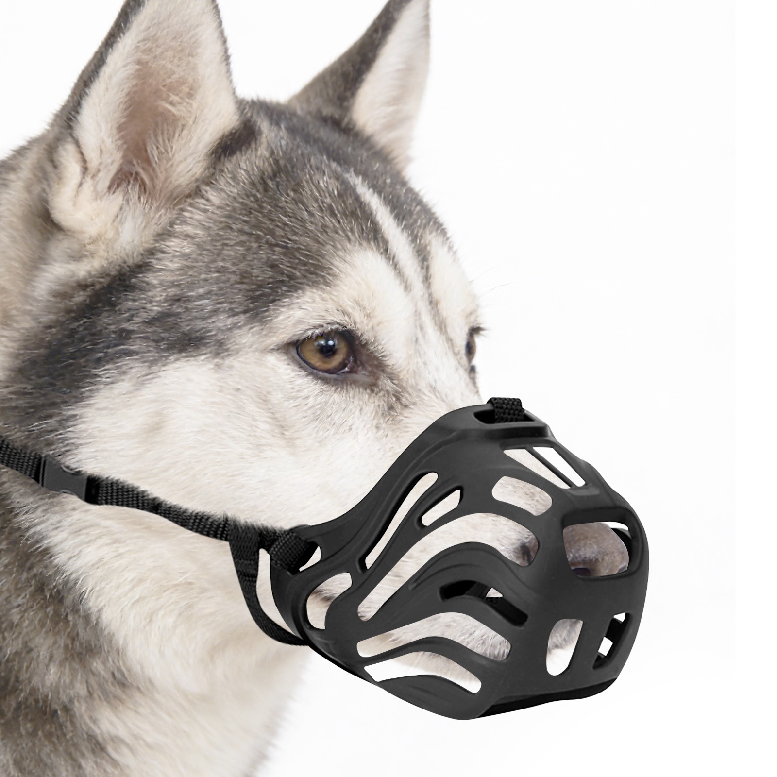 Dog Muzzle, Soft Breathable Dog Muzzle, Dog Muzzle Preventing Chewing and Biting
