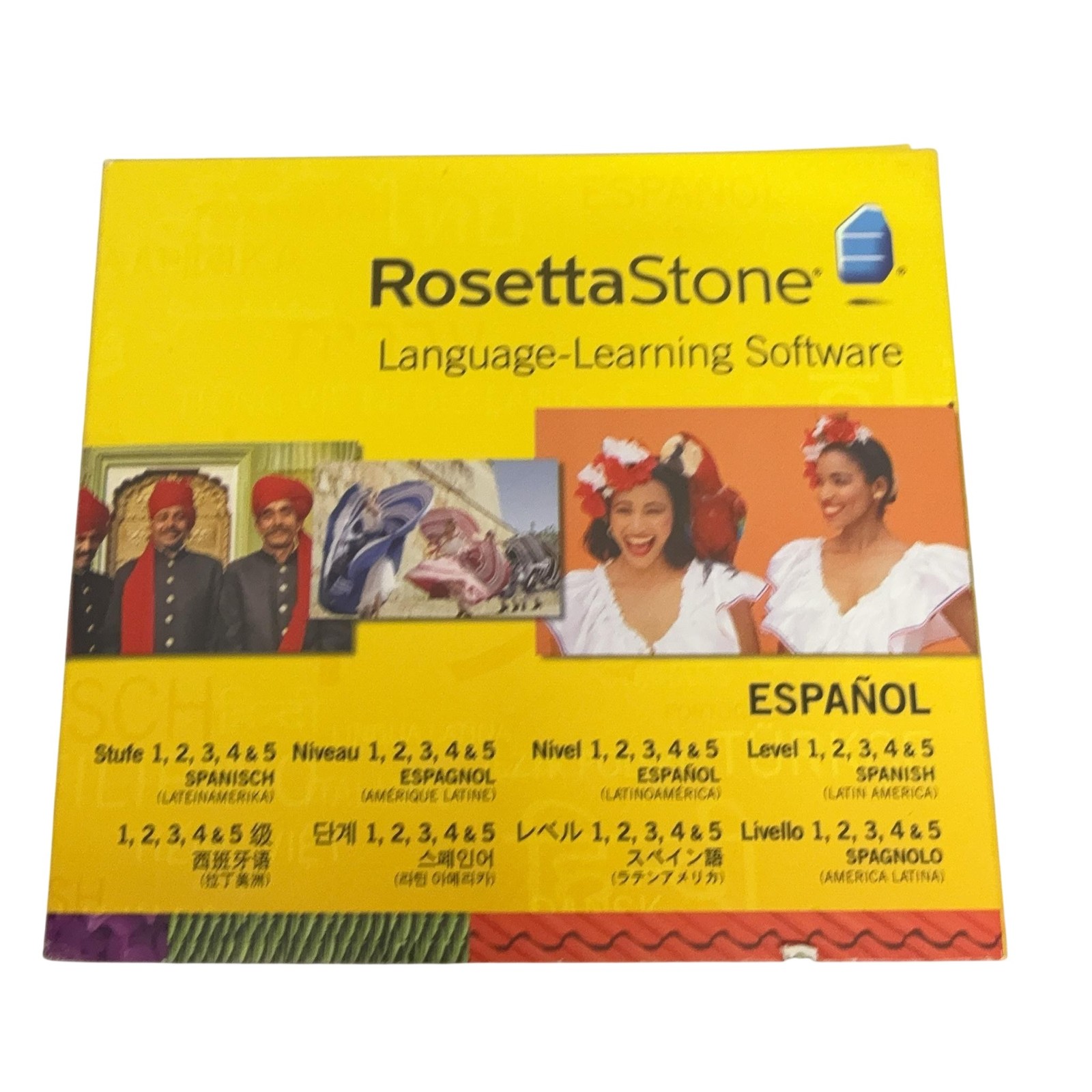 Rosetta Stone Spanish Latin America Levels 1-5 Language-Learning Software CD Set
