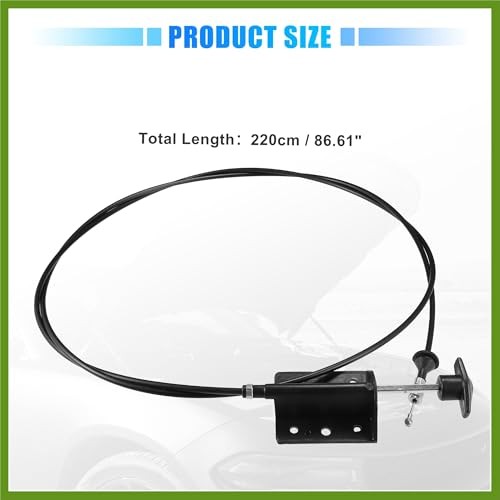 Hood Release Cable for Dodge D150 D250 W150 W250 Ramcharger 1981-1993 for