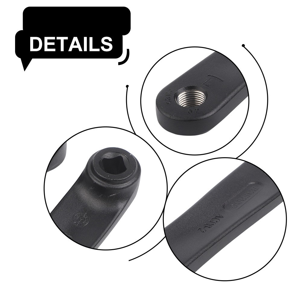 For Electric Bicycles 170mm Crankset Easy Assembly Hard Shell High Strength