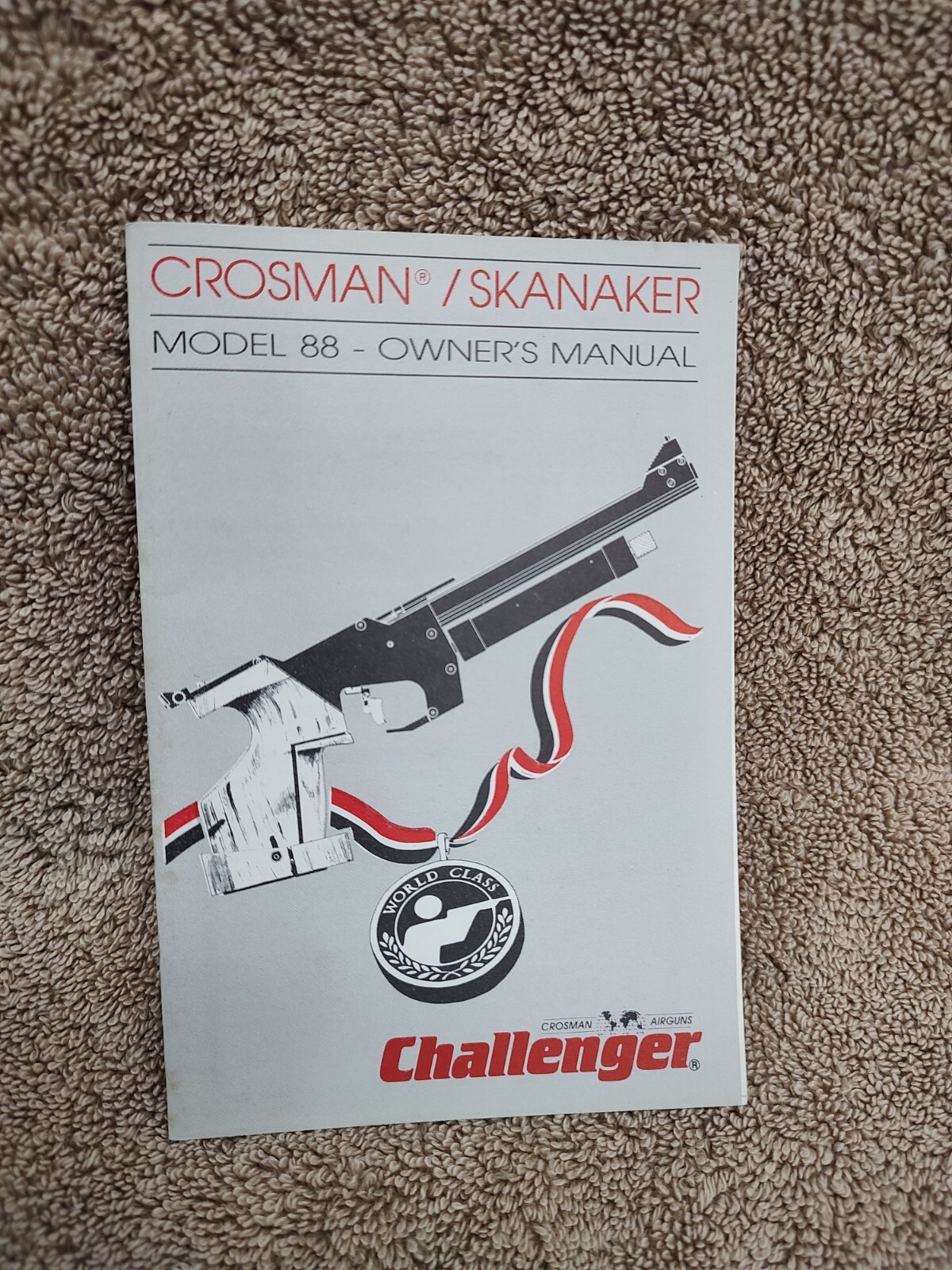 Crosman Vintage Skanaker  Model 88  NOS  owners manual