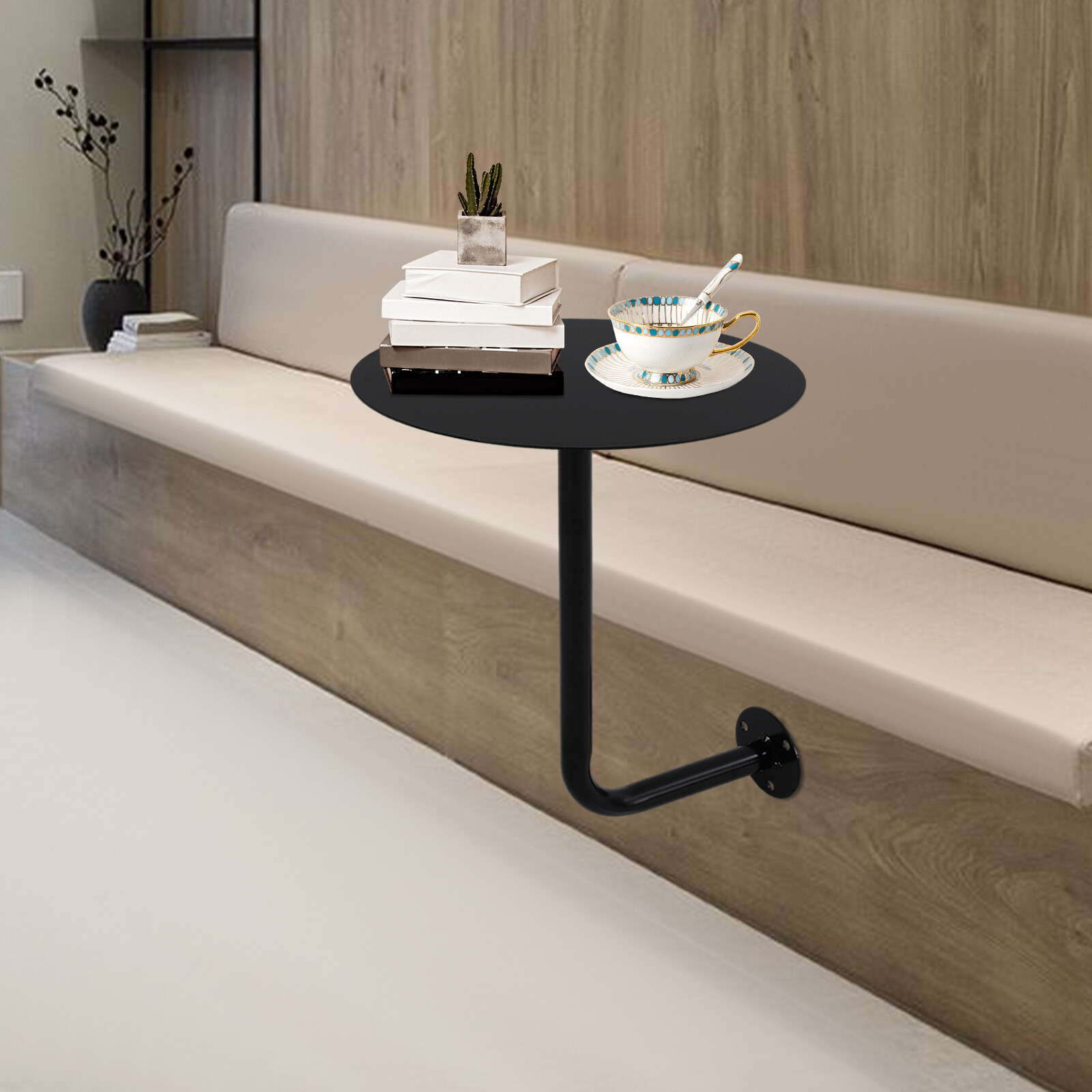 Minimalist Iron Wall Table 35x45cm - Space Saving Dining Solution