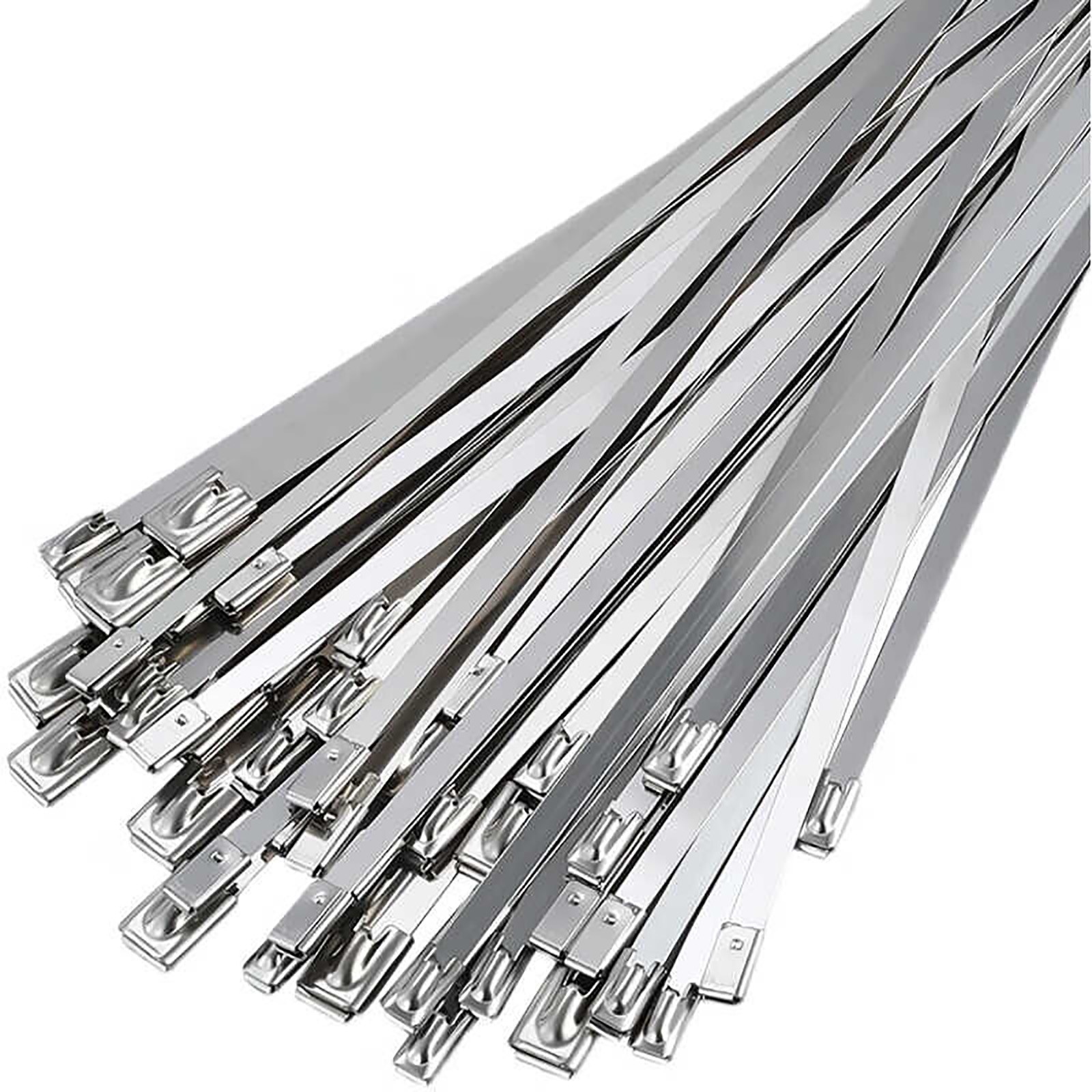 Stainless Steel Cable Ties Metal Tie Wrap Exhaust Heat Straps (A2 Grade 304)