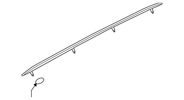 Genuine Audi Roof Rail 83A-860-022-C-1P9
