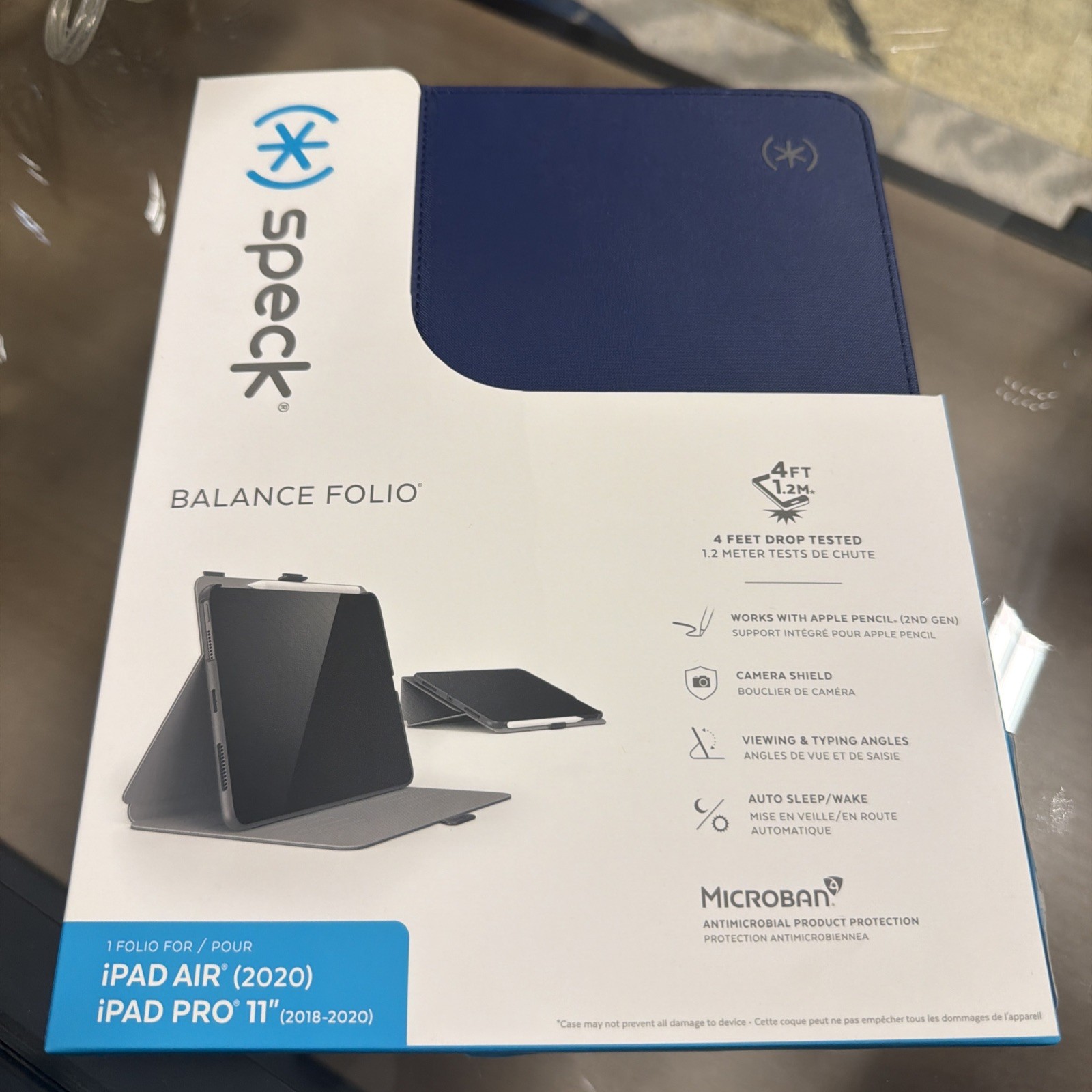 speck balance folio for iPad Air(2020) and iPad Pro 11”(2018-2020) in blue