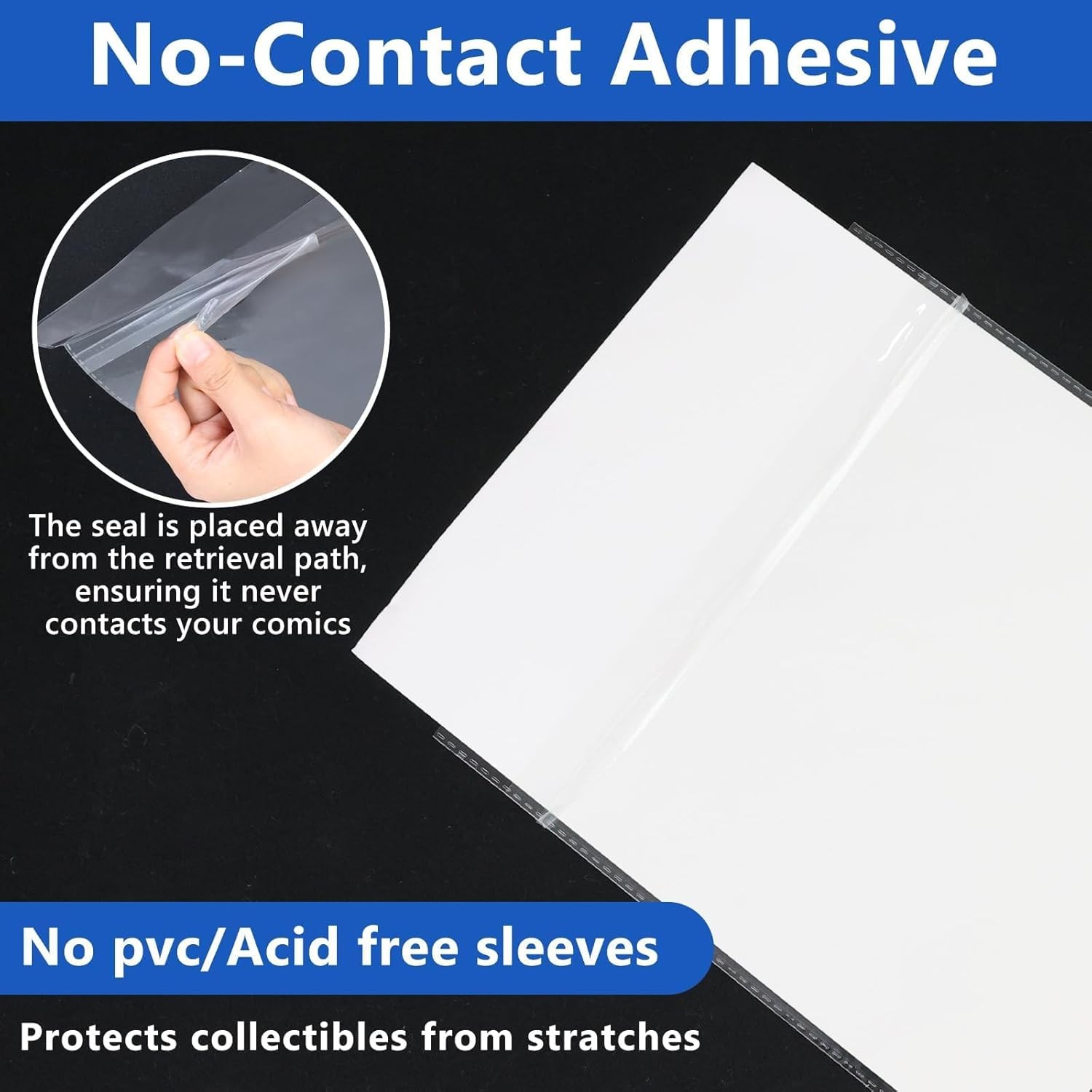 25-Pack Resealable Comic Book Bags & Boards Set for Storage & Protection