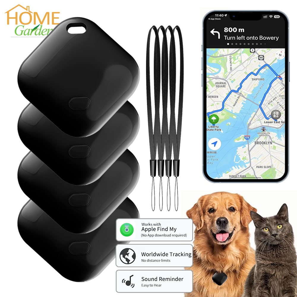Mini GPS Tracker Bluetooth Keys Finder Phone Pet Item Locator for Apple Find My