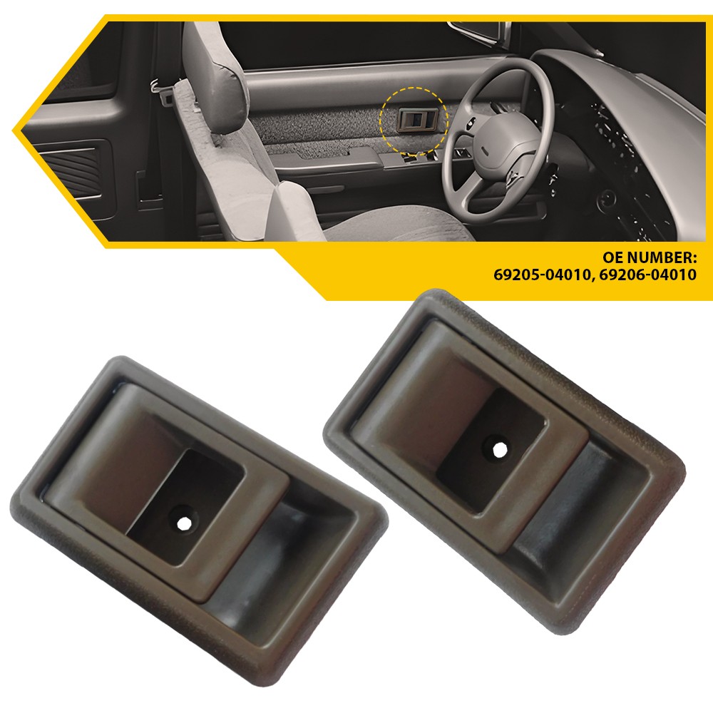 Interior Inner Door Handle For 1995-2000 Toyota Tacoma Driver+Passenger Side S