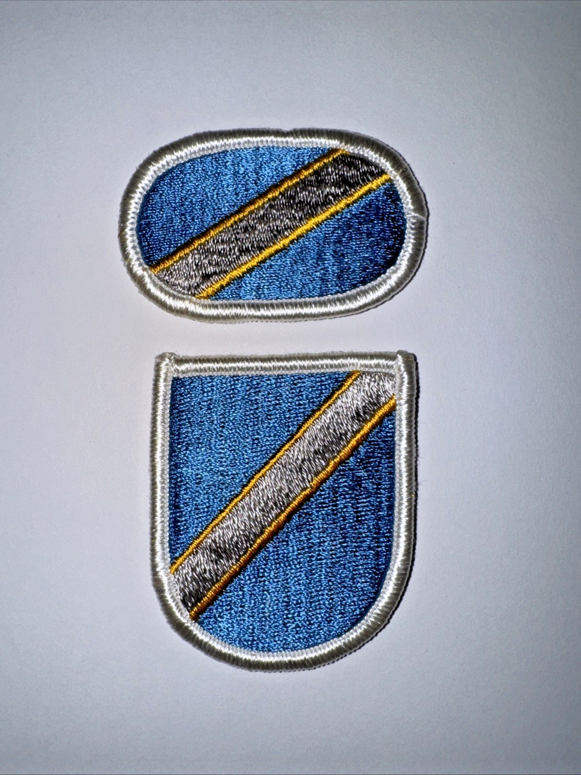 Special Forces Detachment, Rhode Island NG Beret Flash and Oval Patches