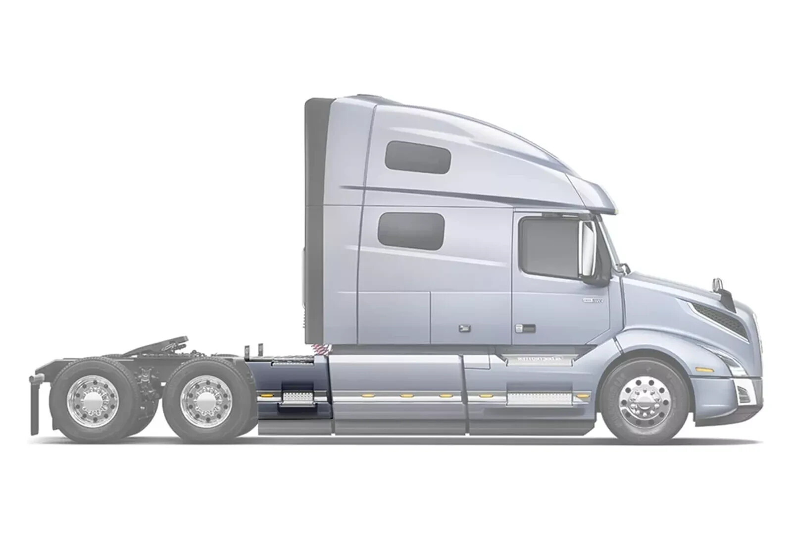 Rear Step Side Fairing Panel Right 27" (65 cm) Compatible with Volvo VNL 2018+