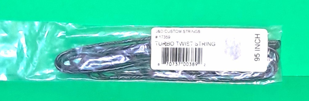 New J&D Turbo Twist Premium Solo Cam / One Cam Bow Replacement String 95" Camo