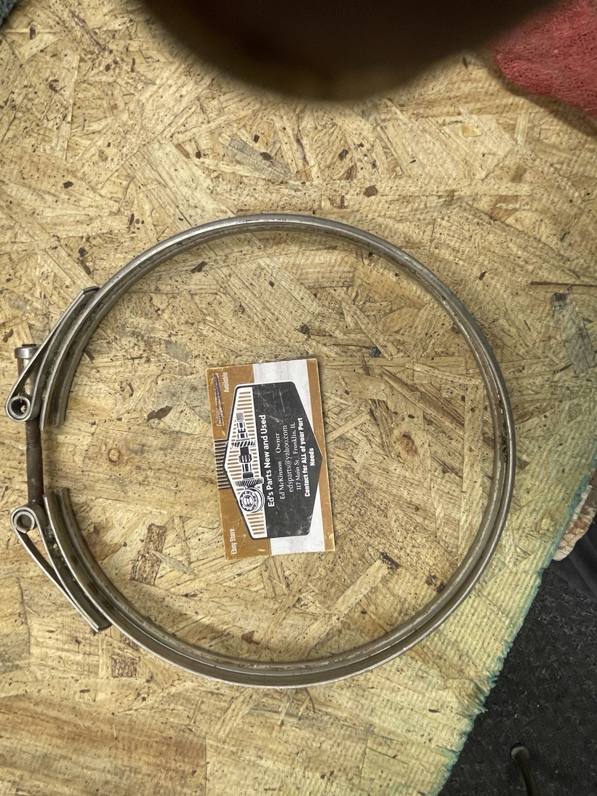 3529852 Cummins Holset HX55 Turbo V-Band clamp  Used