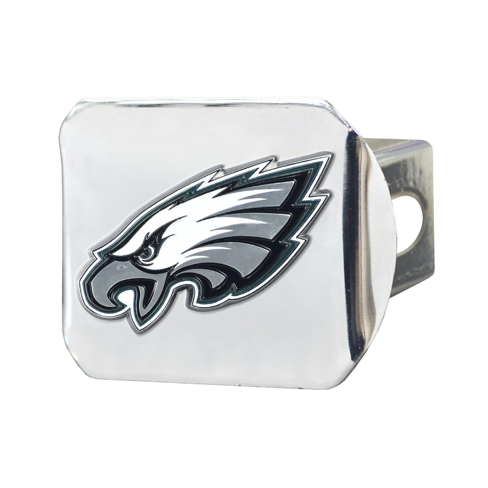 Philadelphia Eagles Chrome NFL Hitch Cover | 3D Colored Metal Logo for Trucks &