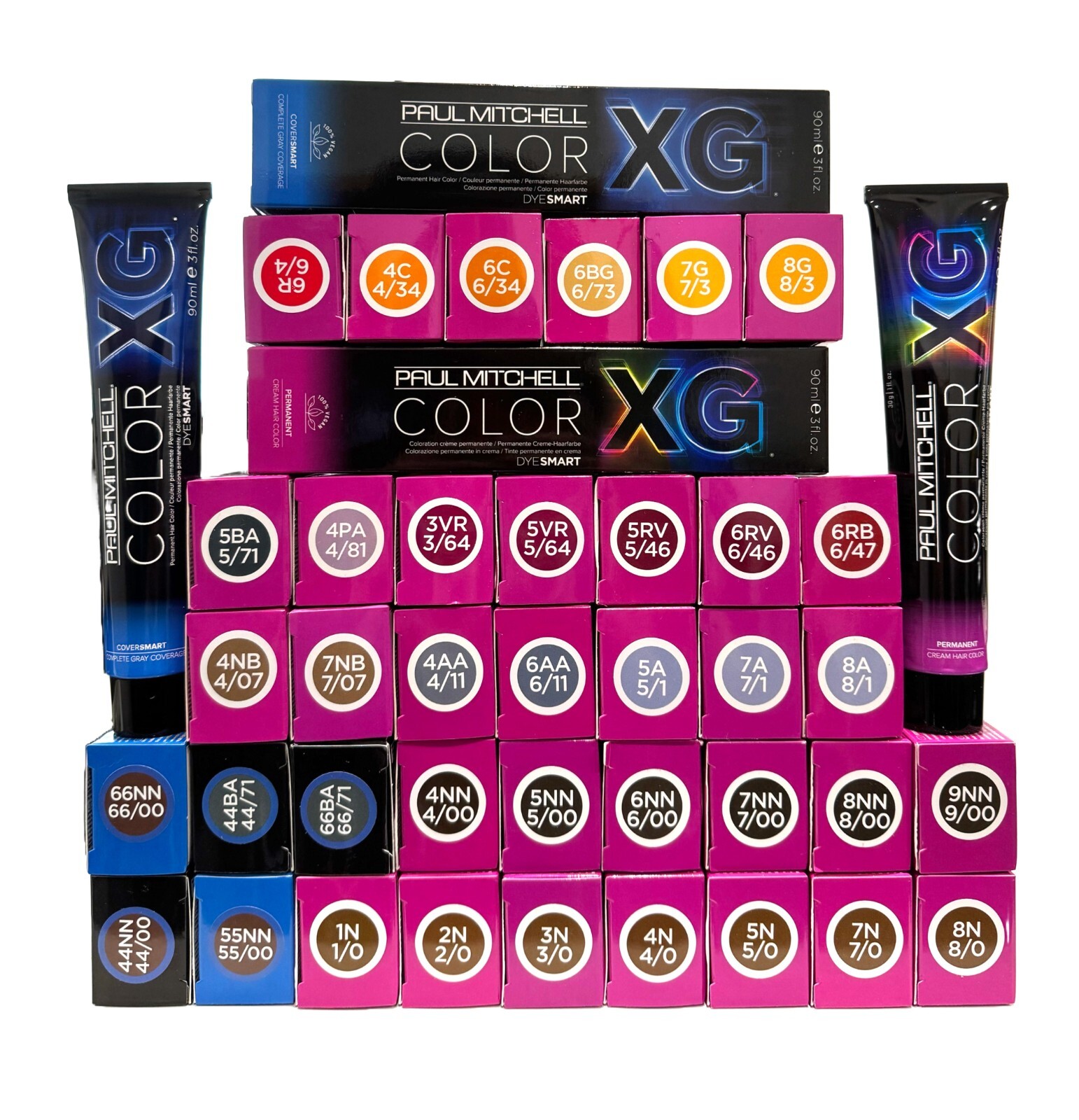 Paul Mitchell Color XG Permanent Cream Hair Dye Color 3.0 oz AUTHENTIC - CHOOSE