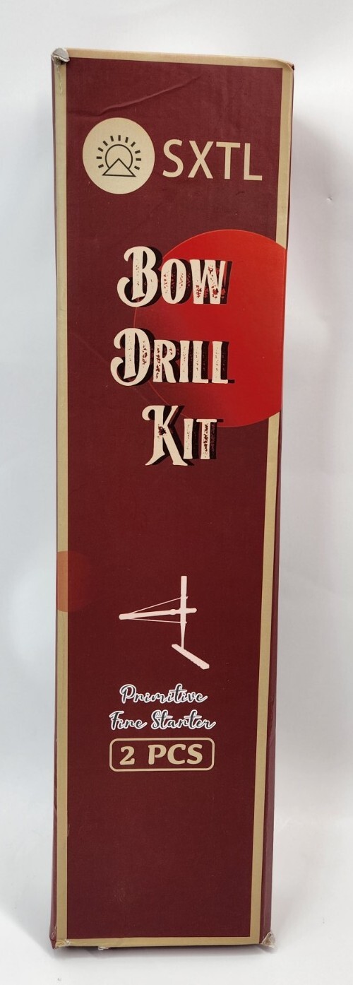 BuchCraft SXTL Bow Drill Kit 2 Pieces Primitive Fire Starter