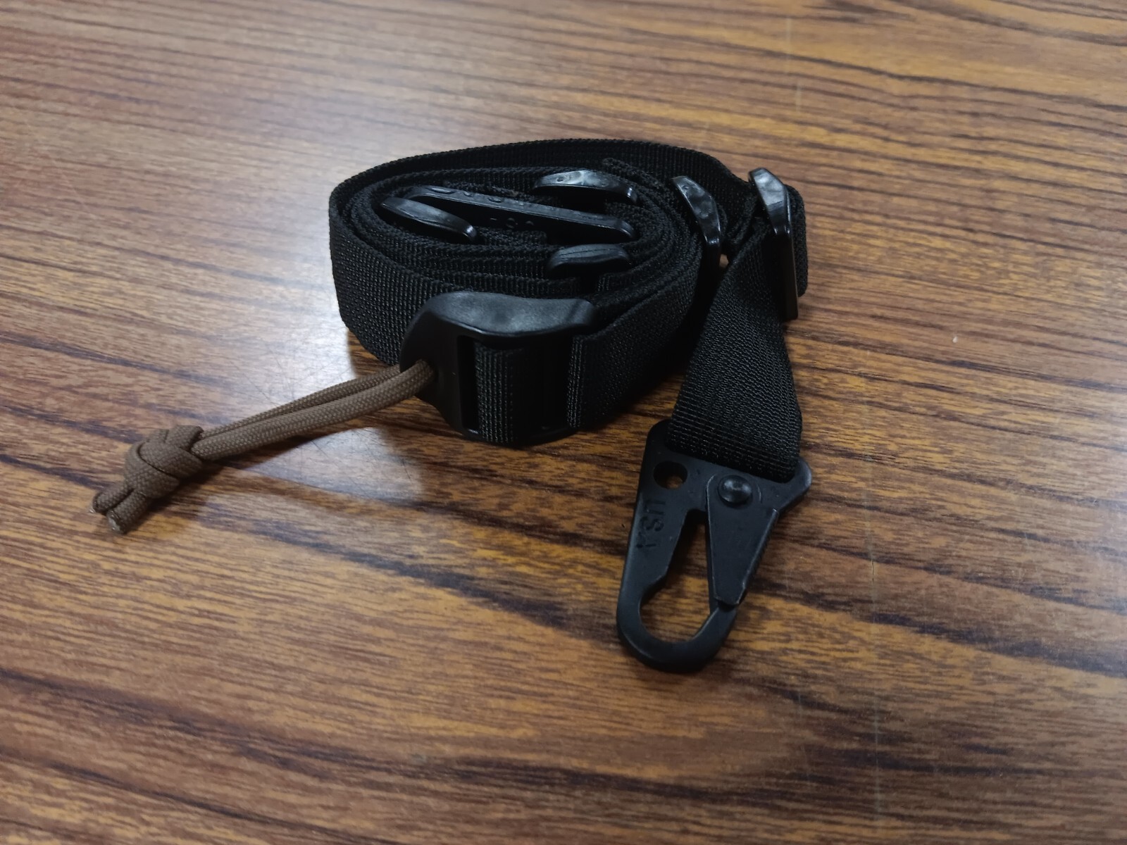 US Made Black 2-Point Quick Adjust Rifle Sling w/ HK snaphooks