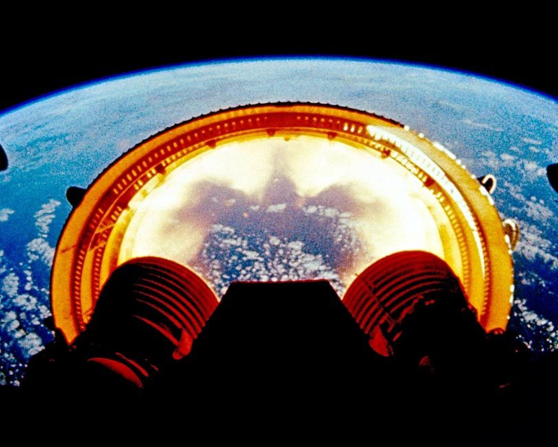 NASA APOLLO 6 SATURN V STAGE SEPARATION 8x10 GLOSSY PHOTO PRINT