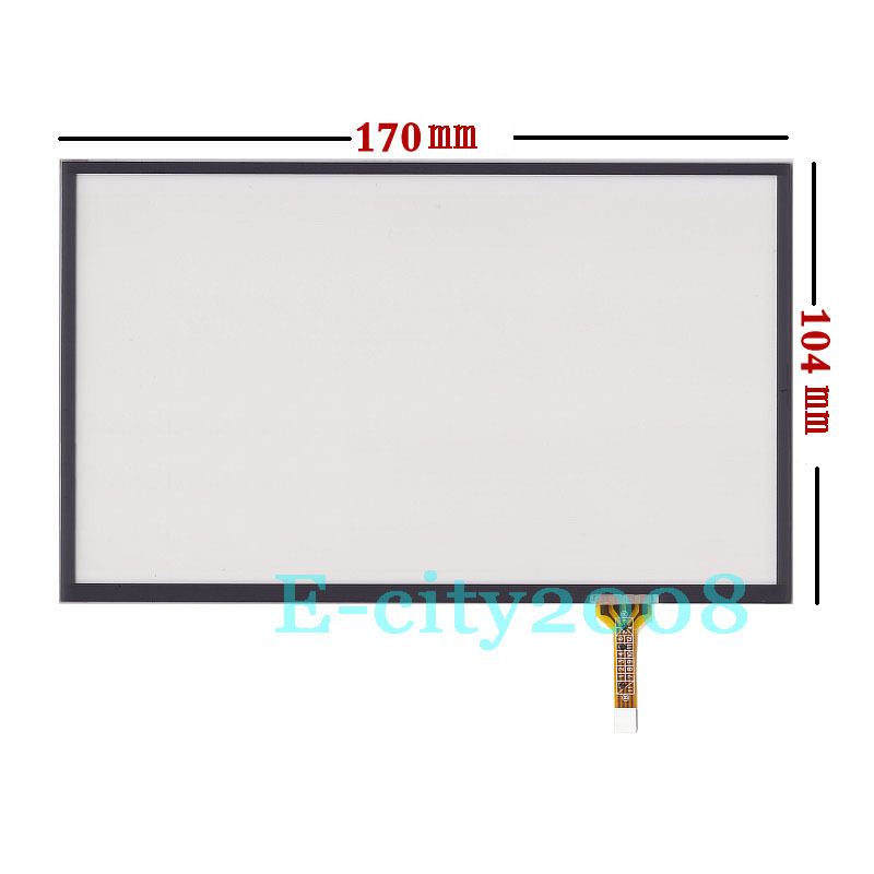 for Audi Q7 GPS 170*104mm 7.4inch Resistive Touch screen Digitizer glass