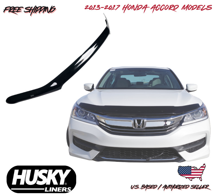 2013-2017 Honda Accord Coupe Aeroskin Low Profile Flush Mount Hood Protector