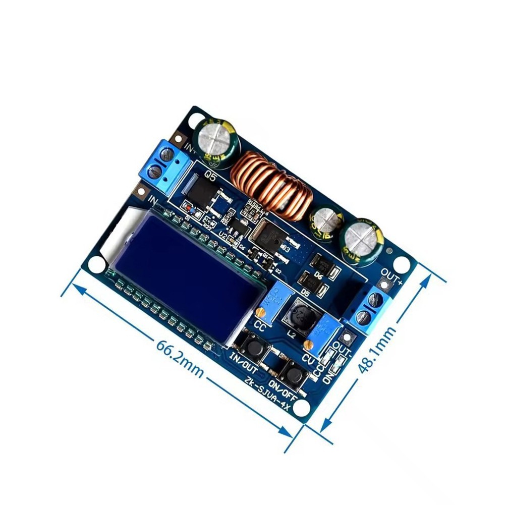 Electronic Power Module with LCD Display Measures Power Output in Real Time