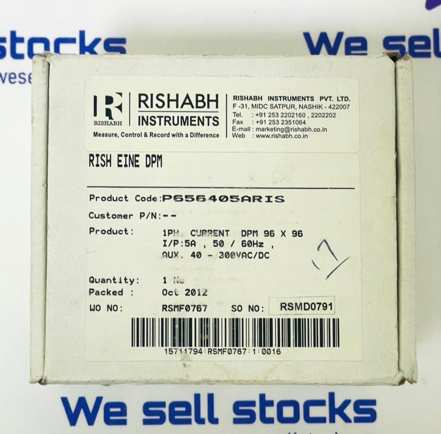 Rishabh RISH Eine A DPM Current Meter P656405ARIS