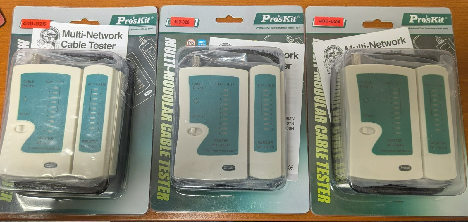 NEW Pro'sKit 400-026 Multi-Modular Cable Tester, Pro's Kit