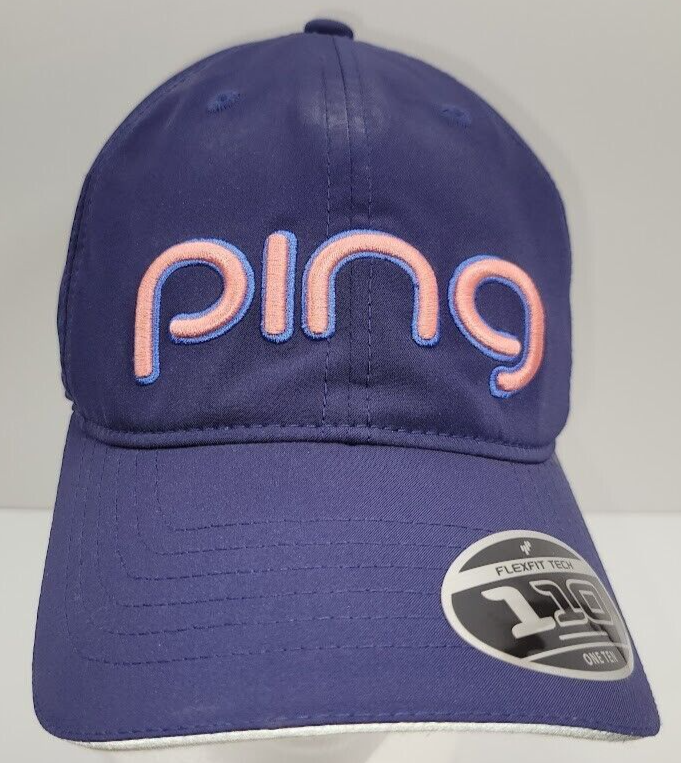 New With Tags PING FLEXFIT TECH 110 One Ten Sensor Cool Strapback Golf Hat Cap