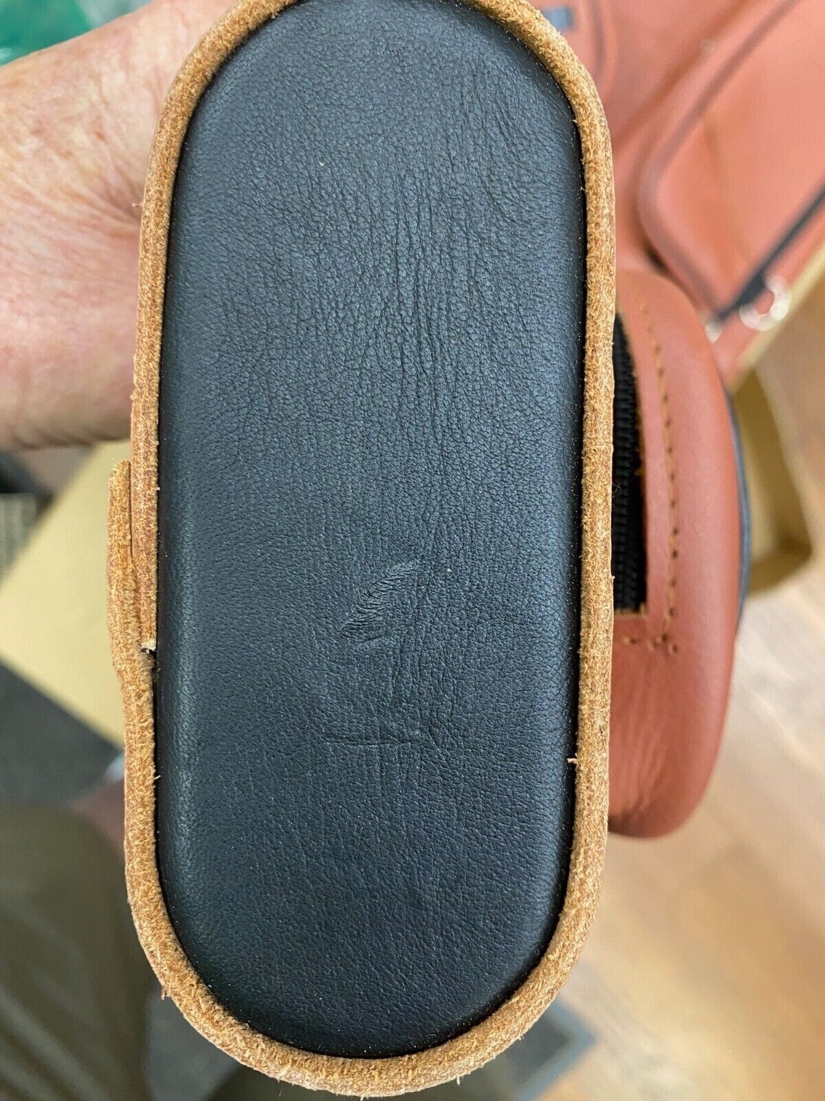 Target Side Leather quiver Brown Right Hand