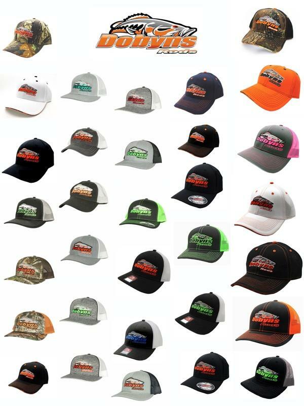 Dobyns Rods Hats - Trucker Snap Back / Flex Fit / Buff - Choose Style and Size