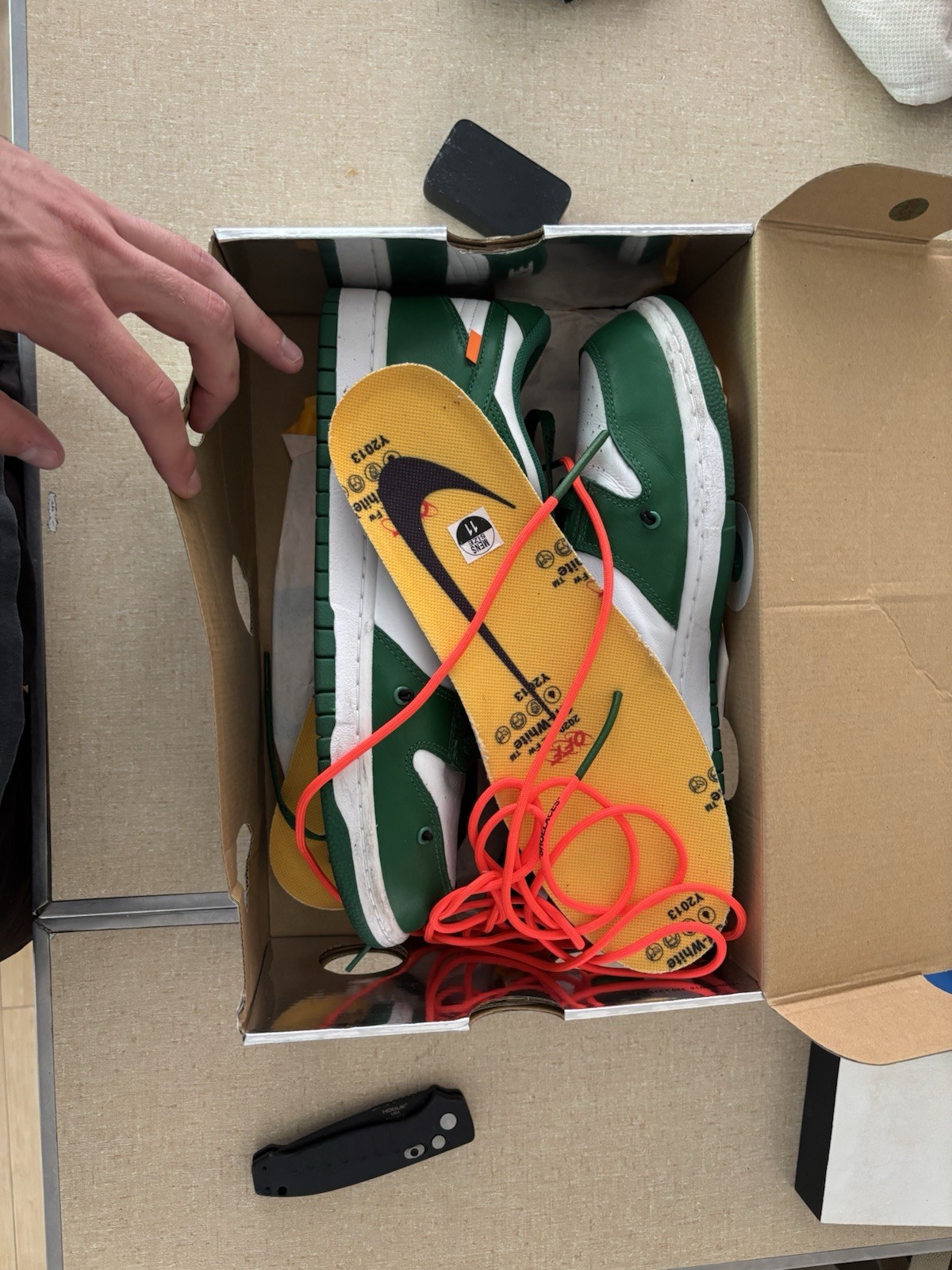 Nike OFF-WHITE Dunk Low Pine Green