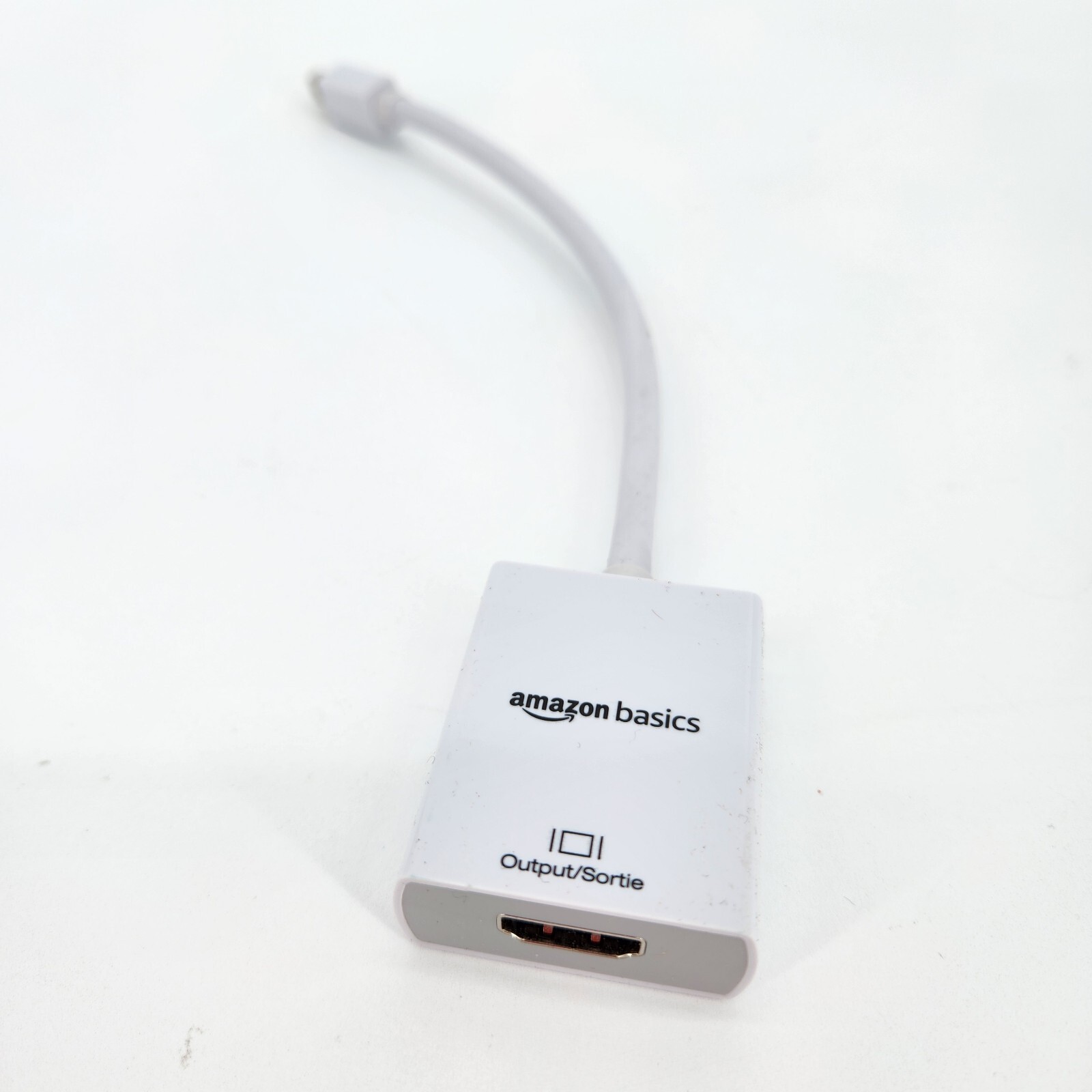 Amazon Basics Mini DisplayPort to HDMI Adapter, White