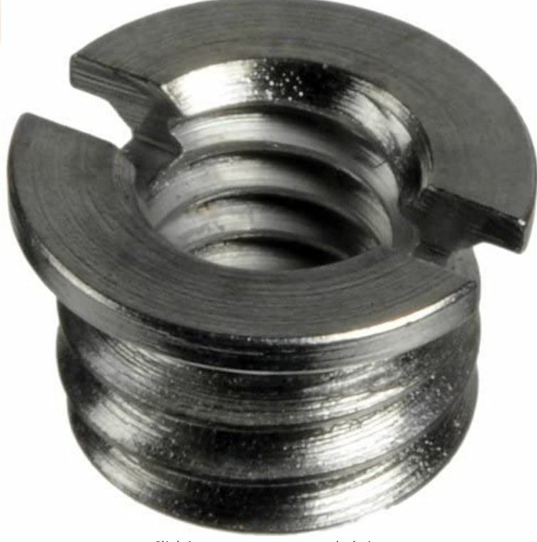 (5 PACK) 3/8"-16 to 1/4"-20 Reducer Bushing High Quality Stainless Screws