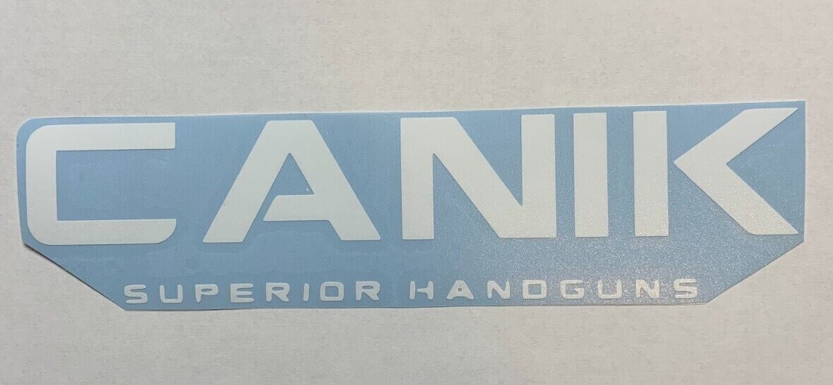 Canik Logo Die Cut Vinyl Sticker Patriotic Gun America Marines USA
