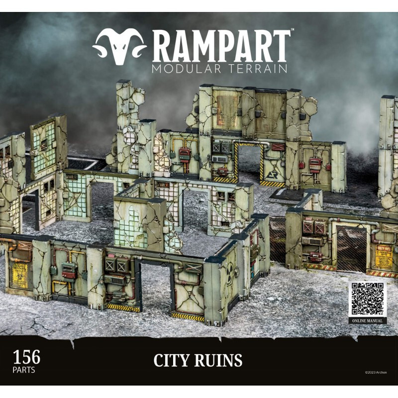 Rampart RAM0007 City Ruins (Modular Terrain) Archon Studio Factory Ruins Kit