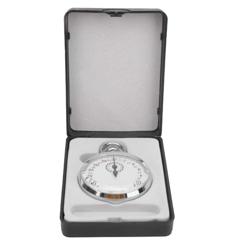 Handheld Mechanical Stopwatches for Track Races Featuring 30/60 Second Dials and