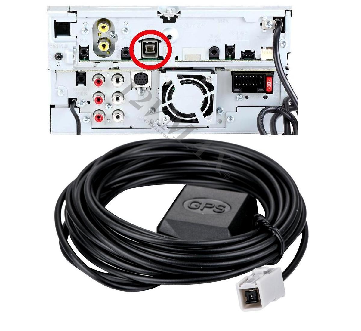 IMPROVED GPS ANTENNA FOR KENWOOD DOUBLE DIN RECEIVER UNITS & EXCELON