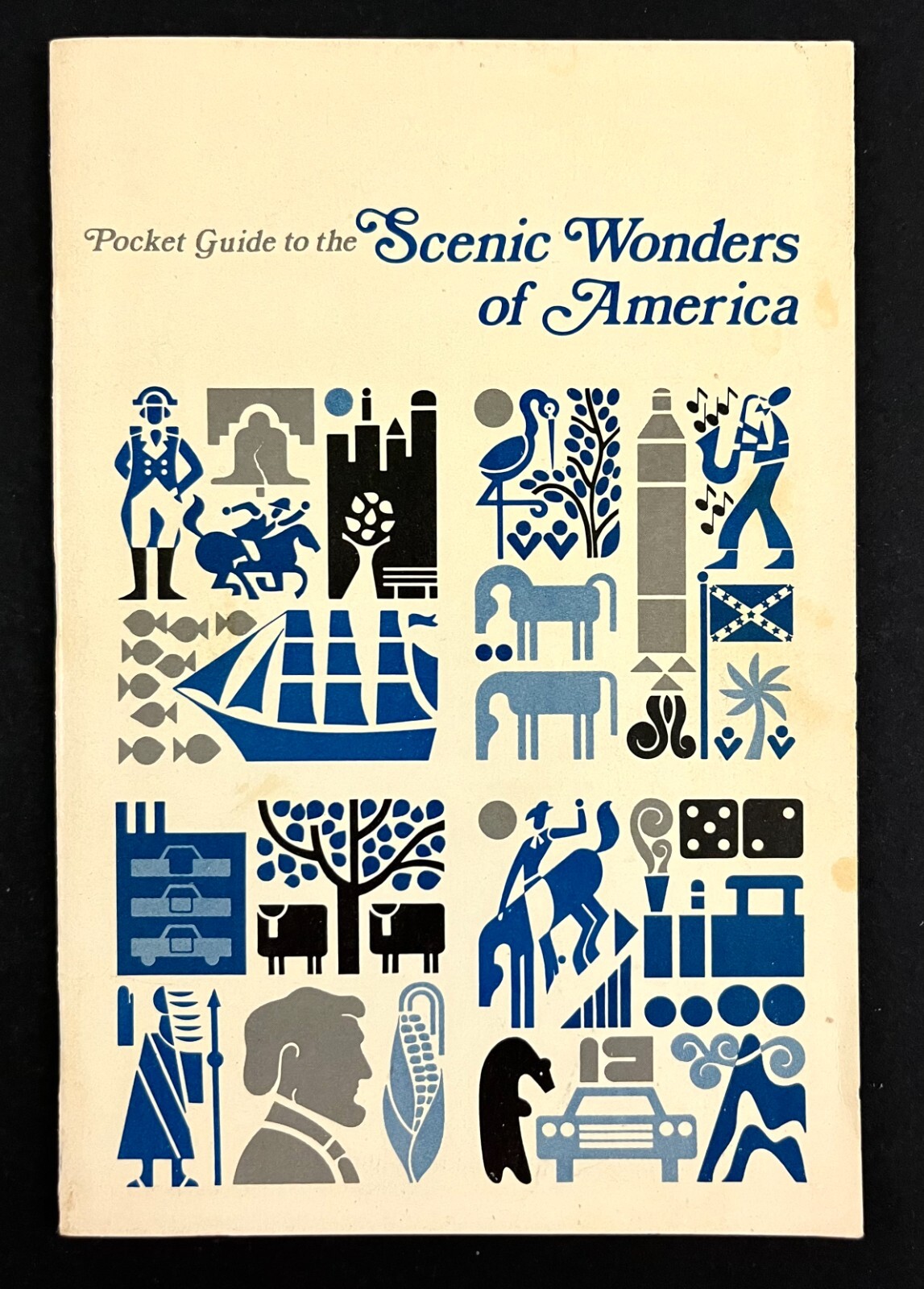 1973 Scenic Wonders Of America Vintage Travel Pocket Guide Regional Tourism Maps