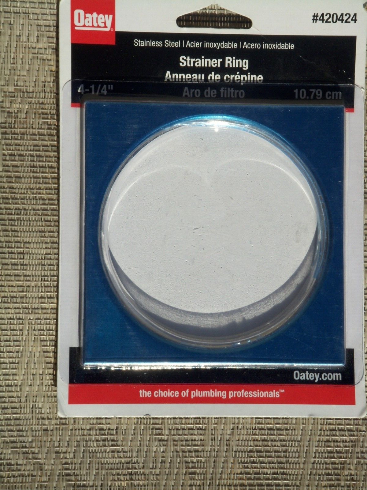 Oatey Strainer Ring #420424  4-1/4"  ( lot of 2 )