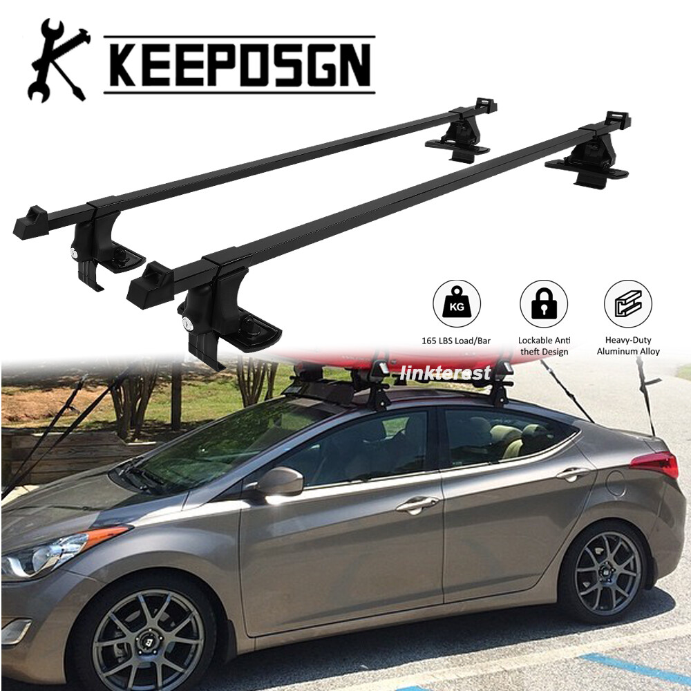 for Hyundai Elantra Car Top Roof Racks Cross Bars Cargo Carrier Luggage Aluminum