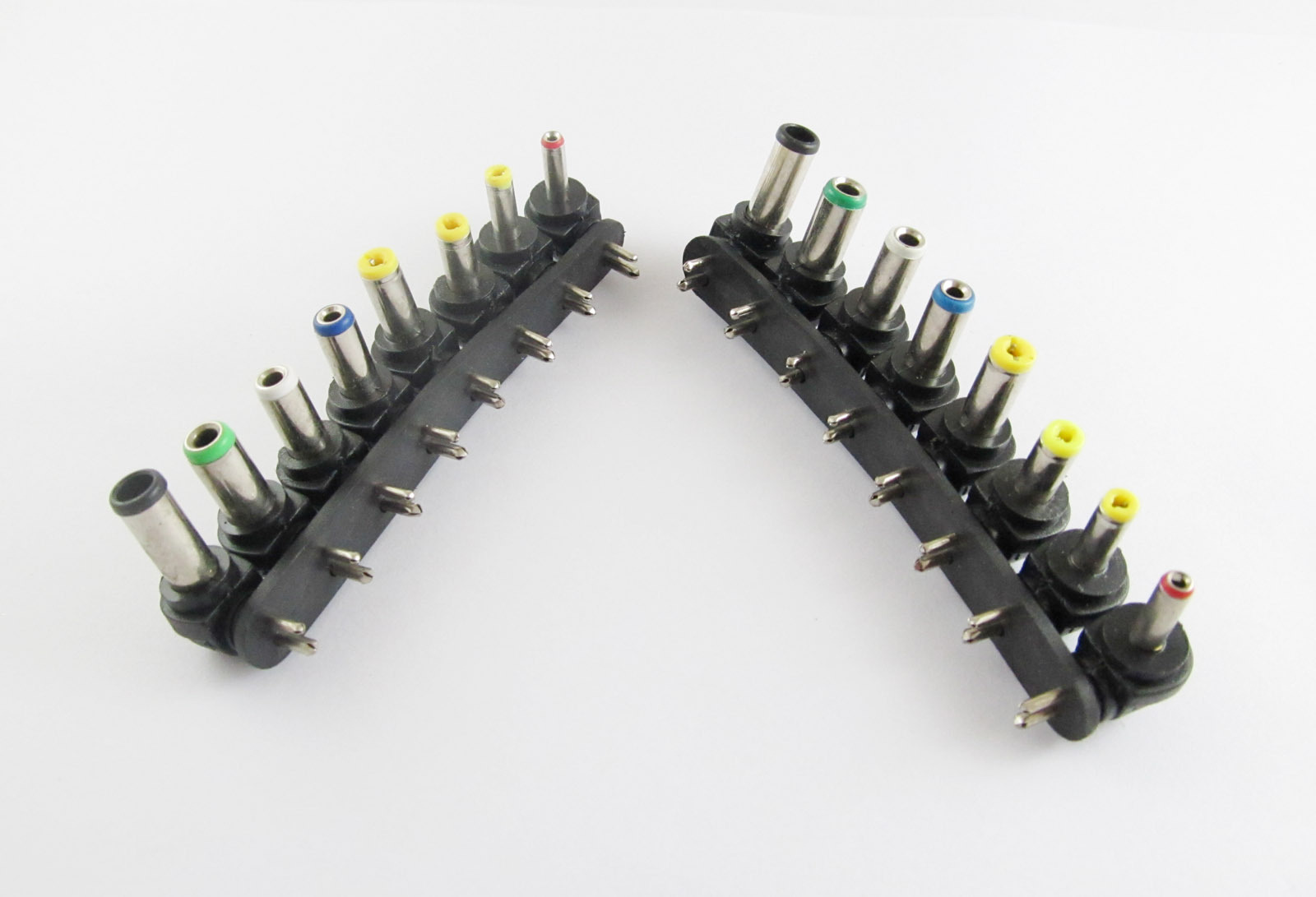 8 Pcs/1 Lot Universal DC AC 2 Pin Plug Charger Tip Power Adapter Notebook Laptop