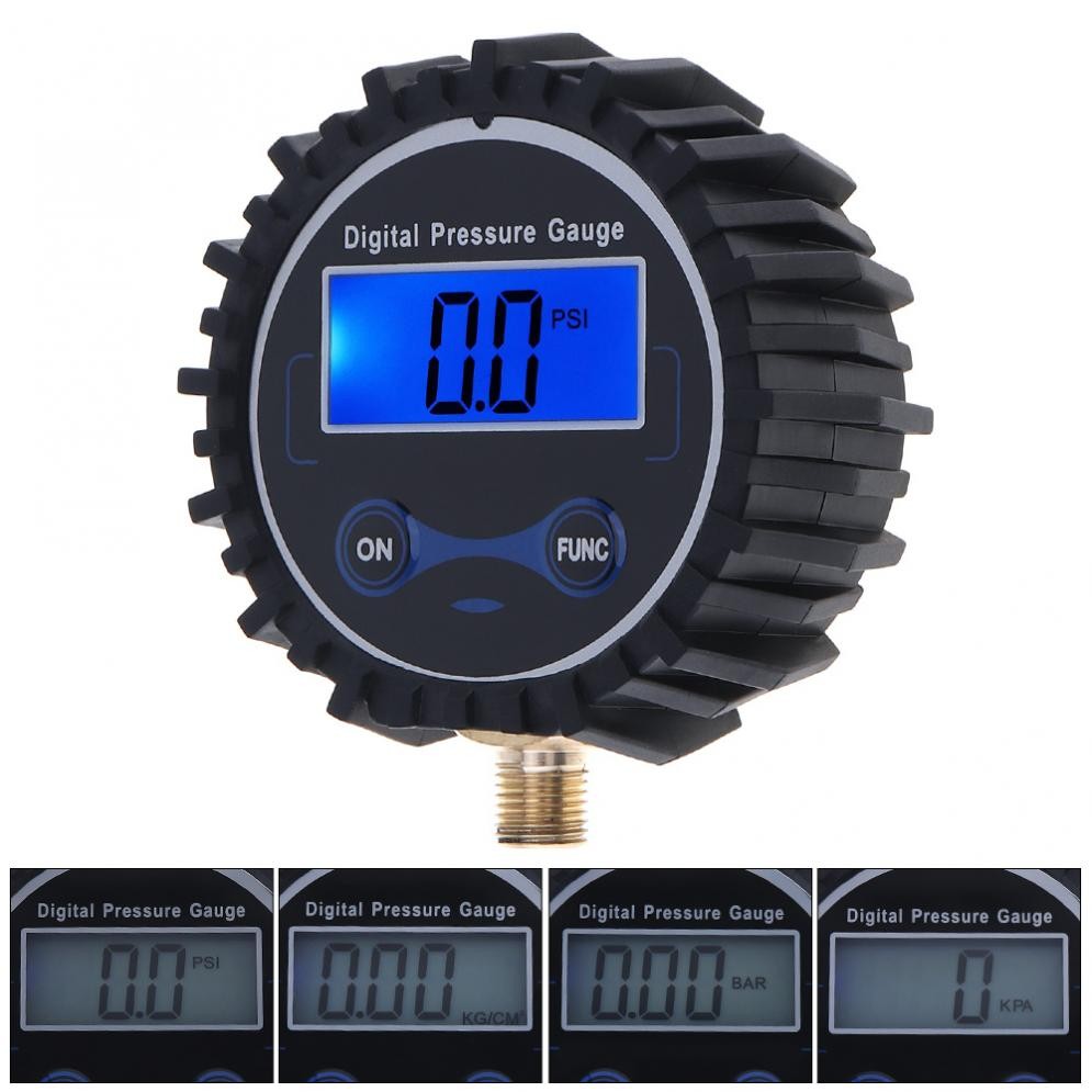 3/8 NPT Thread 230 Psi Electronic Tire Pressure Gauge Digital Tire Gauge US
