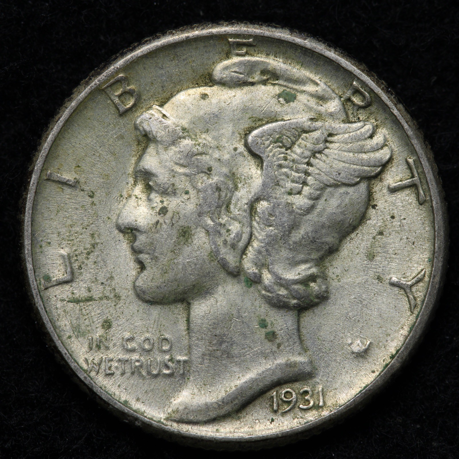 1931 Mercury Silver Dime UNC *UNCIRCULATED* MS E261 AGYCC