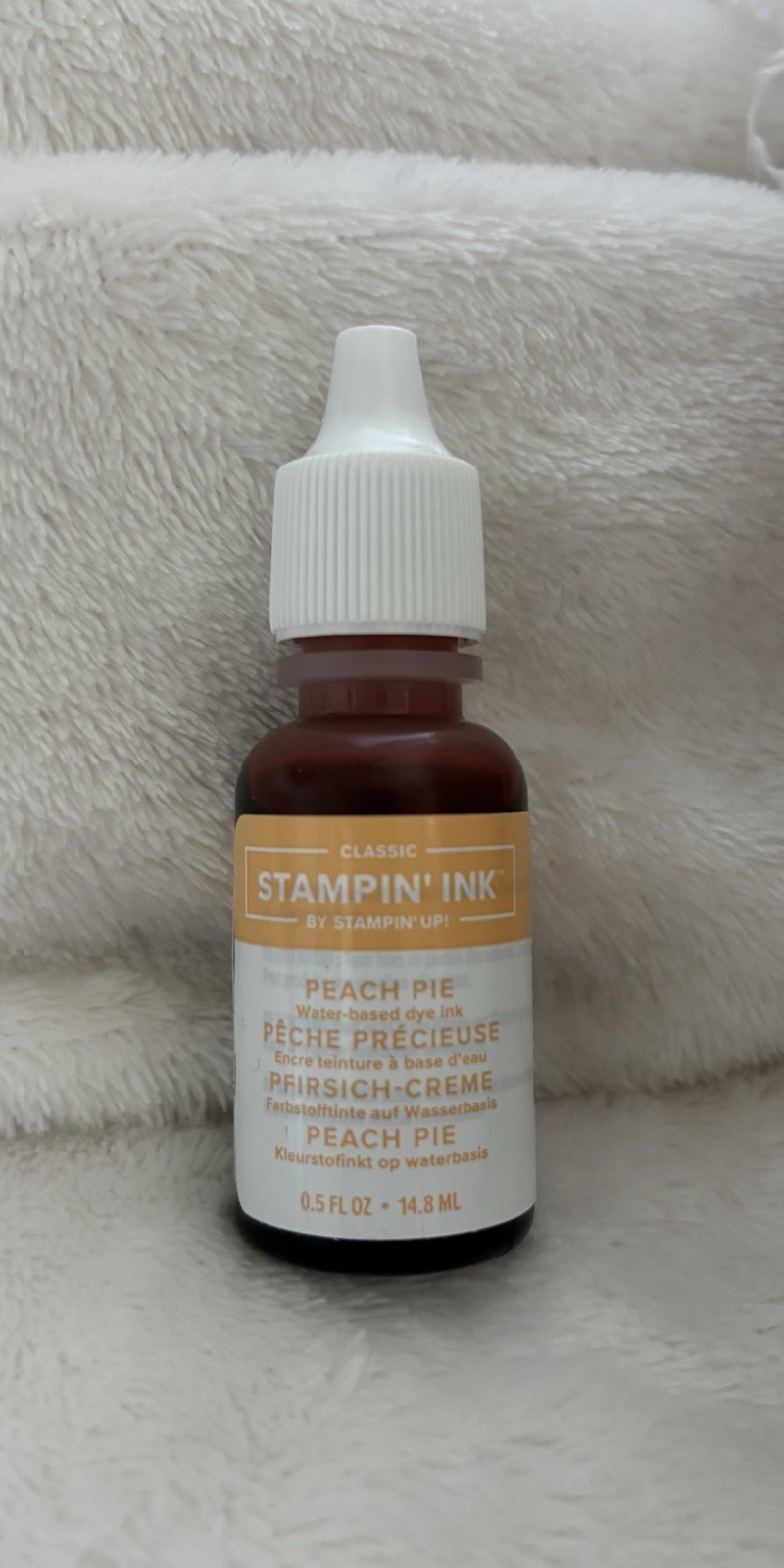 Stampin Up PEACH PIE Ink Refill - Orange, Peach, Retired,New