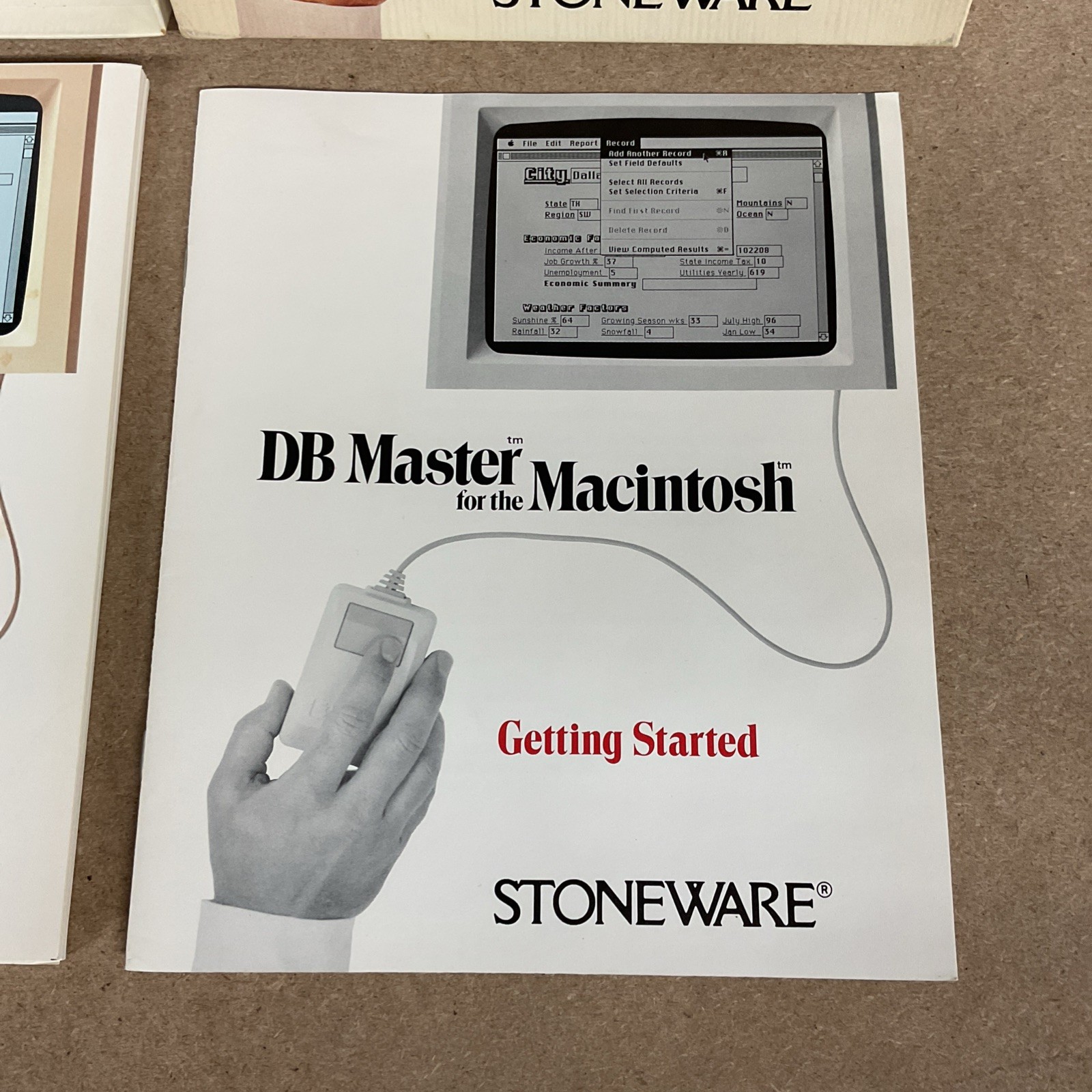 Vintage Stoneware DB Master For The Apple Macintosh - No Disk