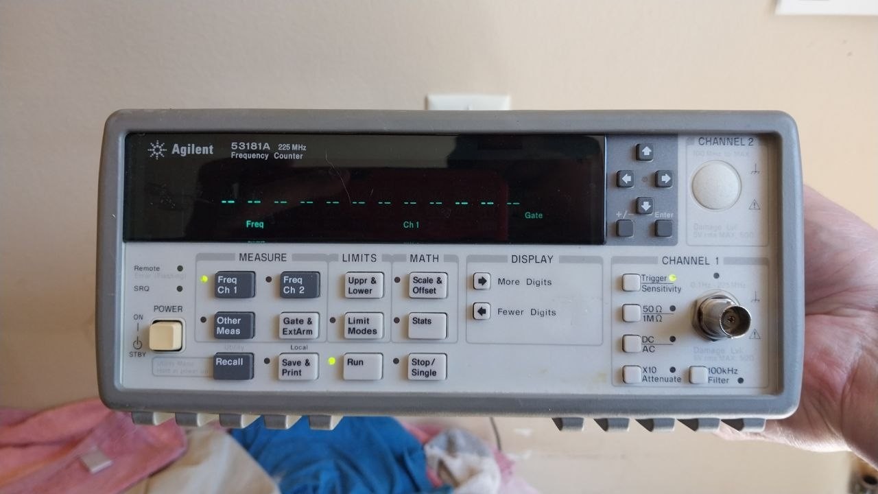 Agilent 53181A 225mhz Universal Frequency Counter