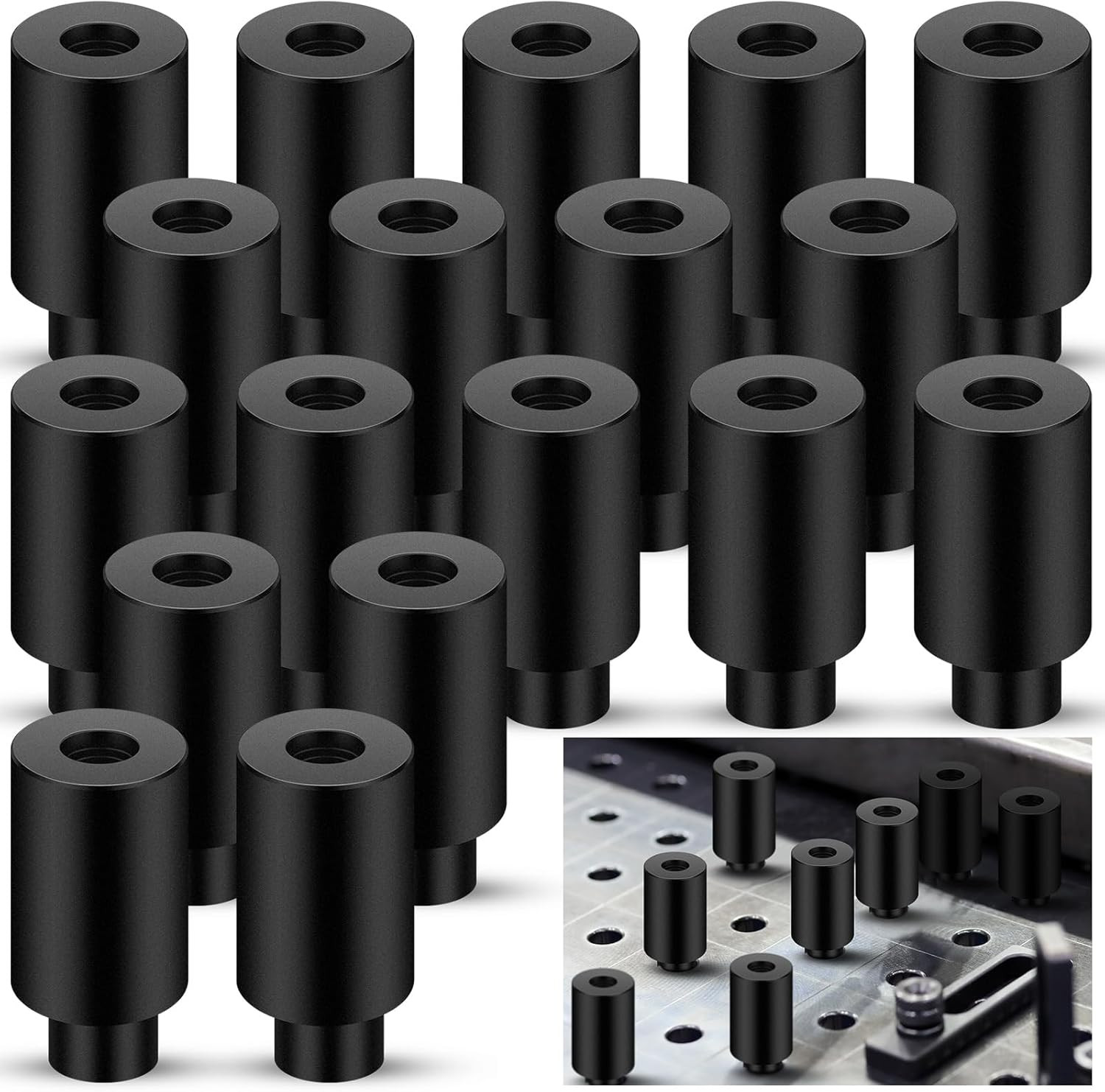 10 Pcs 5/8" X 1" X 1.5" Welding Table Fixture Pins Clamps Stop Alignment Square